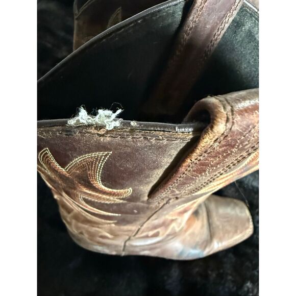 Brown Laredo mens cowboy boots 9.5 D leather cowboy boots main image 3